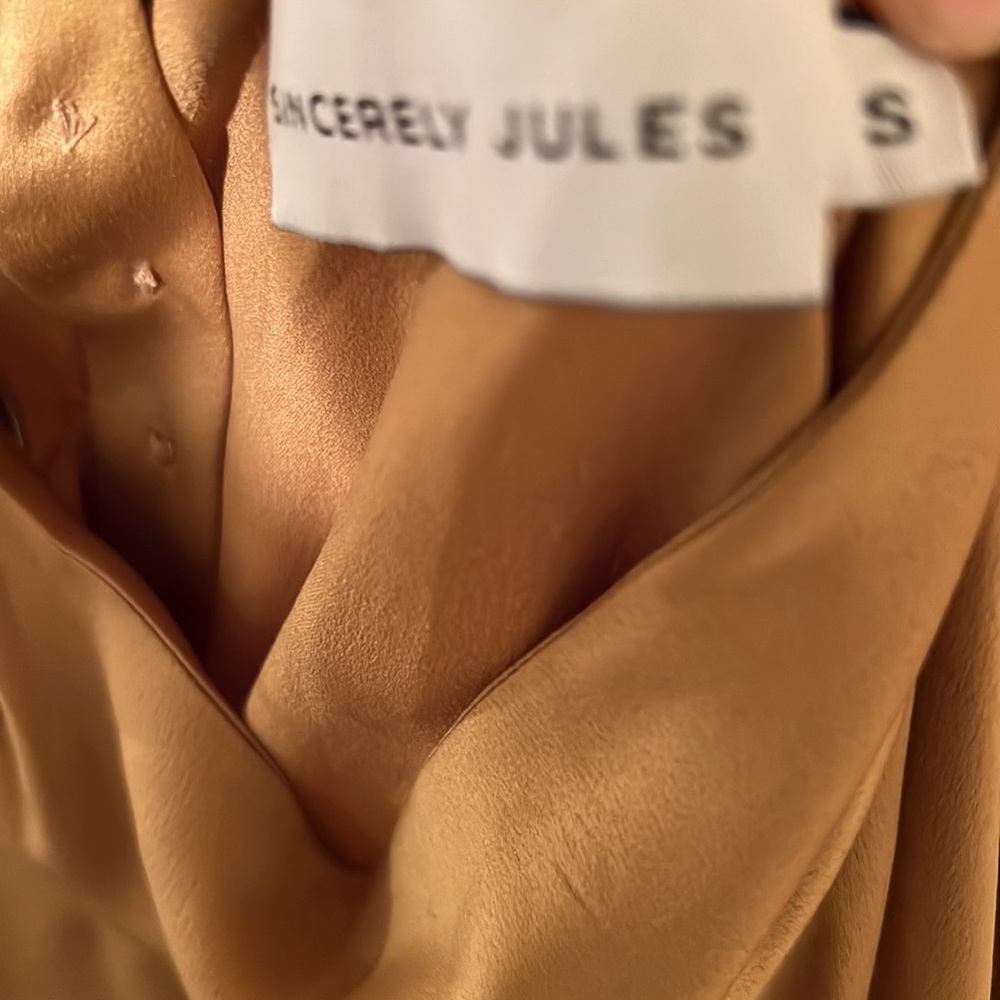 Sincerely Jules Button Up Blouse Size Small - image 6